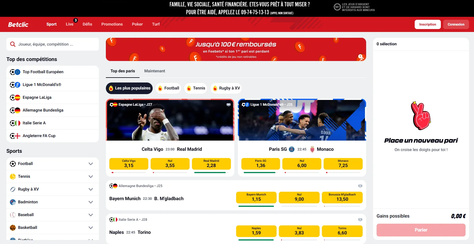 Betclic : Casino en ligne France légal avec les meilleurs bonus