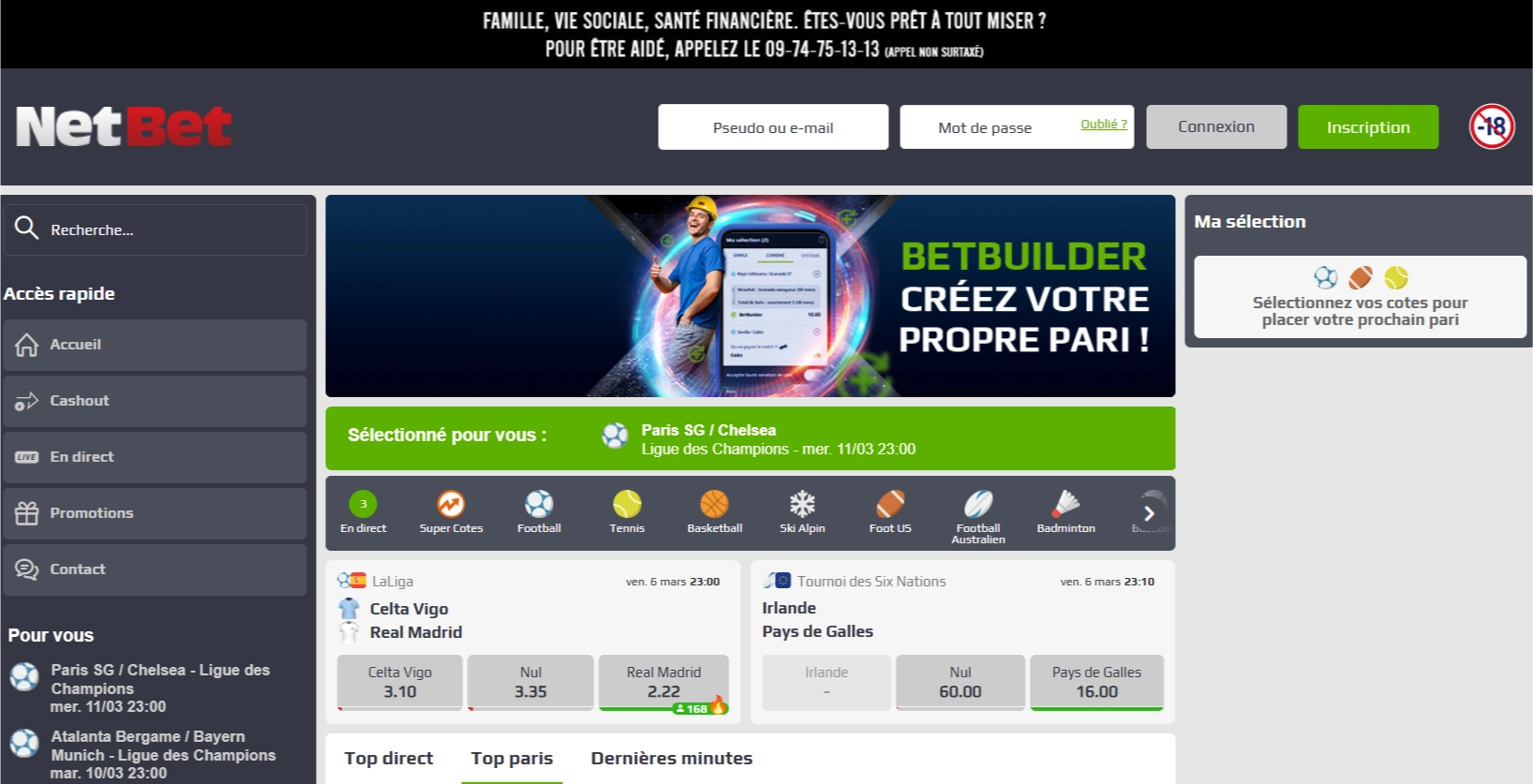 NetBet – Casino en ligne France légal, sécurisé, avec programme VIP solide